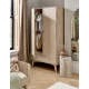 Двукрилен гардероб за детска стая Coxley Natural Olive Green  - 7