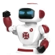 Детски робот Naru с инфраред задвижване червен цвят  - 2