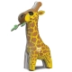 Детска колекционерска миниатюрна фигурка Жираф  - 1