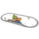 Детска играчка Товарен влак с каменоломна Power Train 300см  - 1