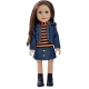 Детска кукла Fashion Girl с дънков тоалет 46 cm  - 1