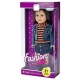 Детска кукла Fashion Girl с дънков тоалет 46 cm  - 2