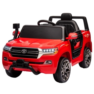 Детски червен акумулаторен джип Toyota Land Cruiser