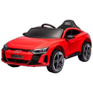 Детска червена акумулаторна кола Audi e-Tron
