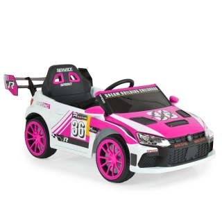 Детска розова акумулаторна кола Drift KKL-A08