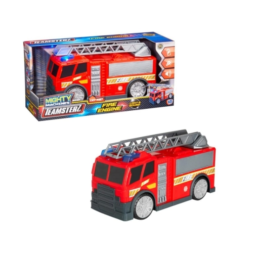 Детска пожарна със звук и светлина Teamsterz Mighty Machines  - 4