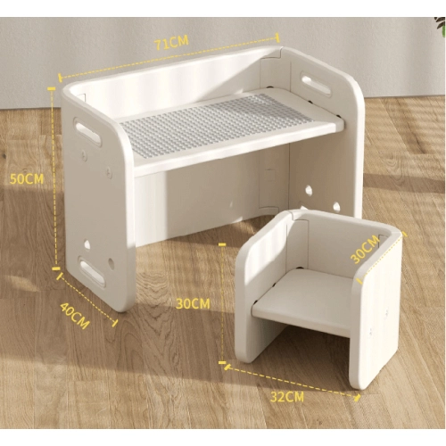 Многофункционална детска маса с два стола Патиланец | Sonne329 - 6