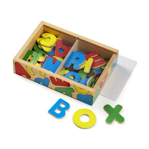 Кутия с детски дървени магнитни букви | PAT32484