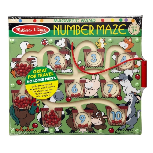 Детска пбразователна игра Магнитен лабиринт с цифри | PAT32513