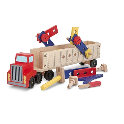 Детска играчка Дървен Тир с инструменти | PAT32530