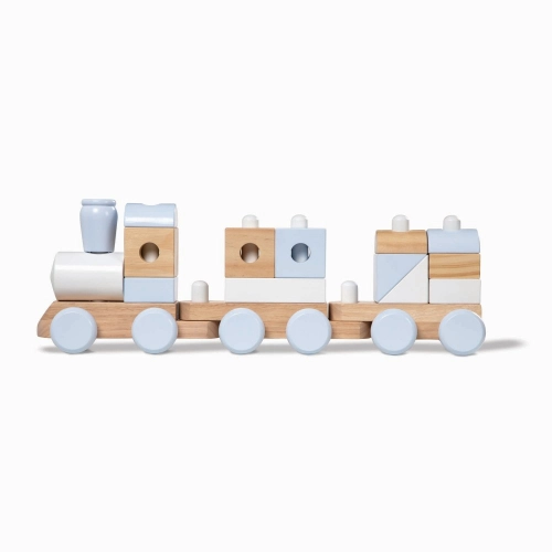 Детска играчка Дървен влак натурал | PAT32591