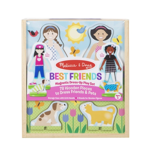 Детска магнитна игра Най-добри приятелки с магнитни дрехи | PAT32605