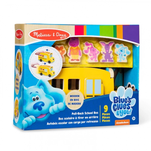 Детска играчка Дървен училищен автобус Blues Clues & You | PAT32628