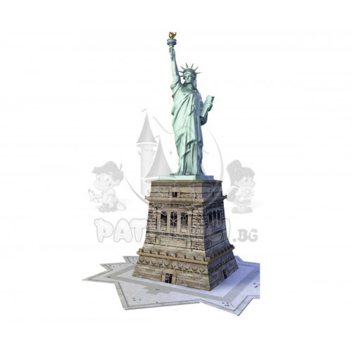 3D Пъзел 108 елемента - Статуята на свободата | P40206