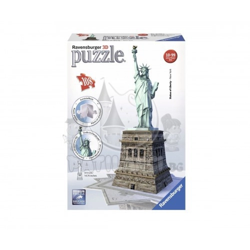 3D Пъзел 108 елемента - Статуята на свободата | P40206