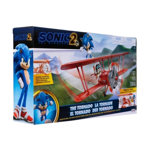 Детски комплект фигурка и Торнадо самолет Sonic 2 | PAT32773
