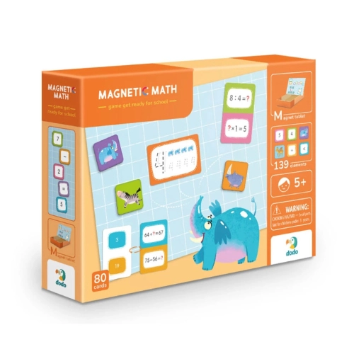 Детска креативна магнитна игра Magnetic Math 139 ел. | PAT32801