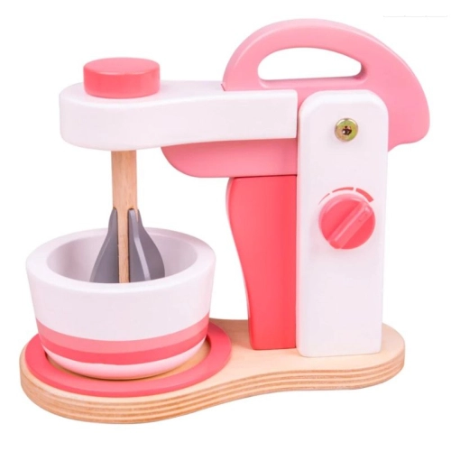 Детска играчка Розов дървен кухненски миксер | PAT32852