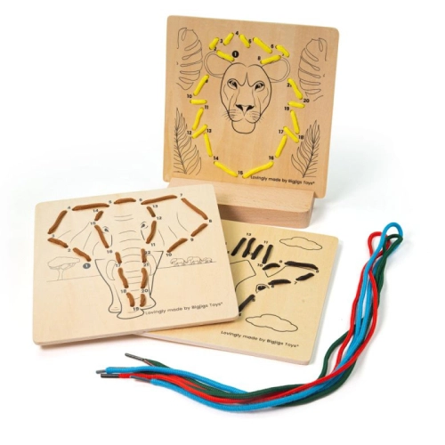 Детски творчески комплект за шиене по номера Джунгла | PAT32903