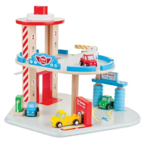 Детски дървен гараж за коли | PAT32908