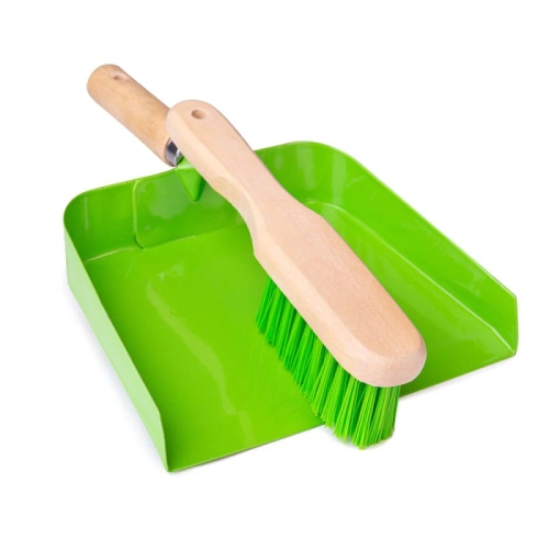 Детска четка с лопатка за чистене в зелено | PAT32935