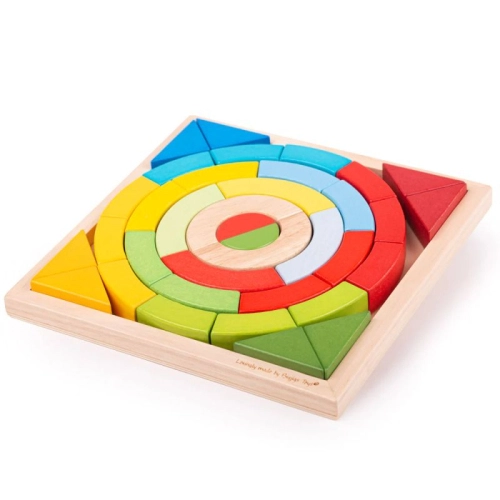 Детска сензорна играчка с форми на арки и триъгълници | PAT32956