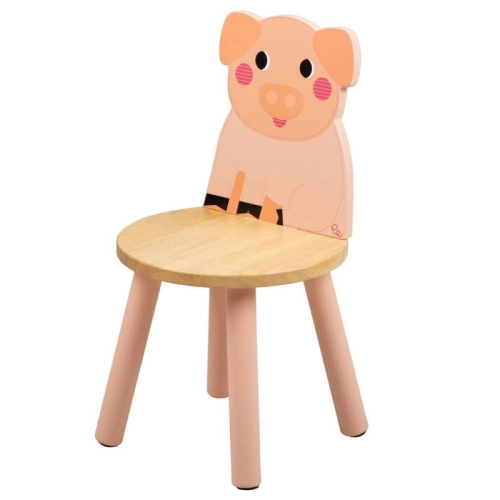 Детско дървено столче Прасенце | PAT32967