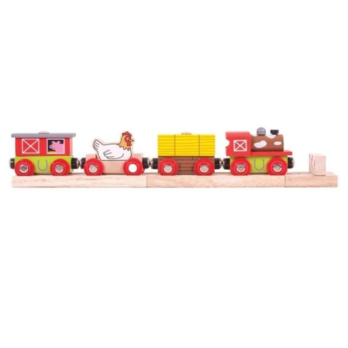 Детска играчка Дървен фермерски влак | PAT32978