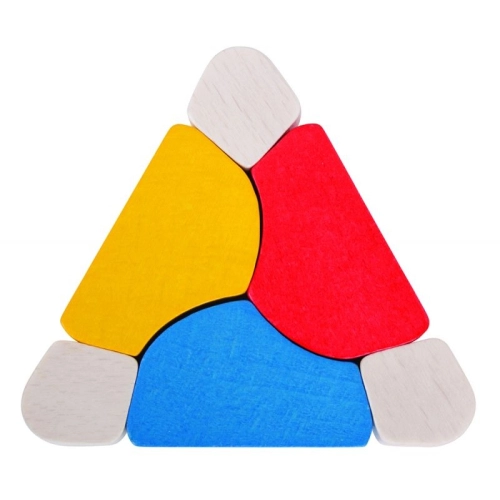 Дървена бебешка играчка Гъвкавият триъгълник | PAT32985