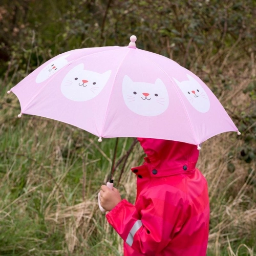 Детски розов чадър Котето Куки | PAT33113