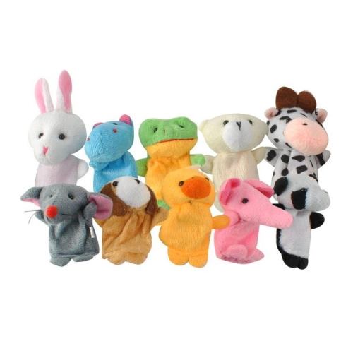 Комплект детски кукли за пръсти Животни 10 броя | PAT33173