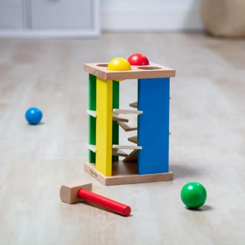 Бебешка дървена играчка за удряне | PAT33188