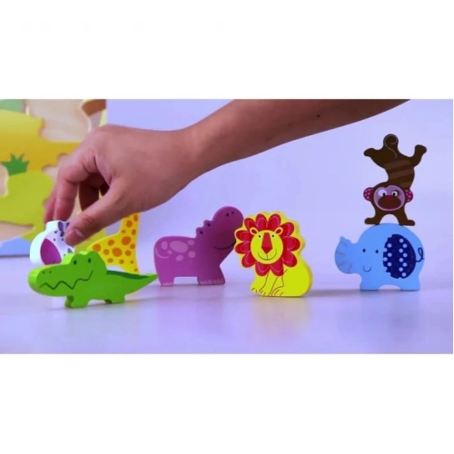 Детски занимаателен 3D Пъзел Горски животни | PAT33193