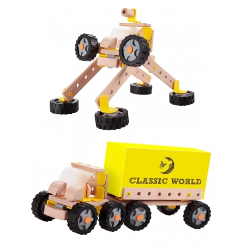 Детски дървен конструктор Камион Робот | PAT33266