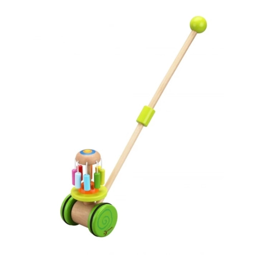 Бебешка дървена играчка за бутане Цвете | PAT33280