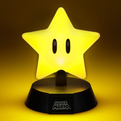 Детска жълта лампа Super Mario Super Star Icon | PAT33297