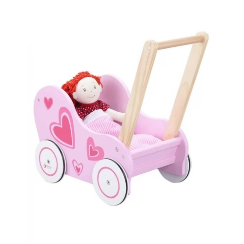 Детска розова количка за кукли Проходилка | PAT33362