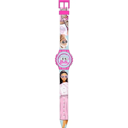 Детски розов дигитален часовник Barbie | PAT33382