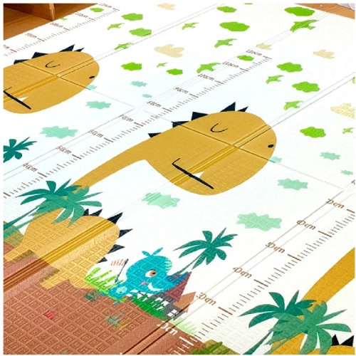 Мек детски килим за игра Dino / Summer 180*200*1.5 размер L   - 3