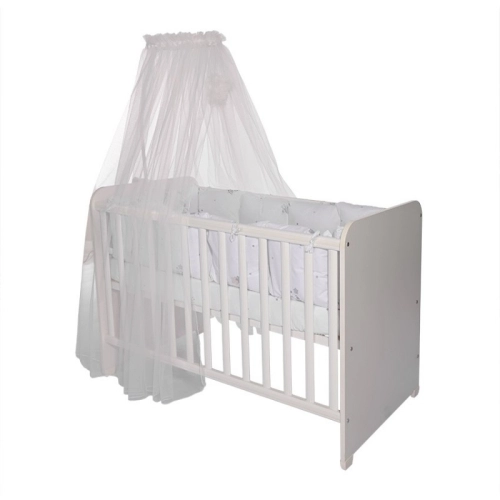 Бял балдахин за бебешко легло Color Pom Pom 480/160 см. | PAT33551