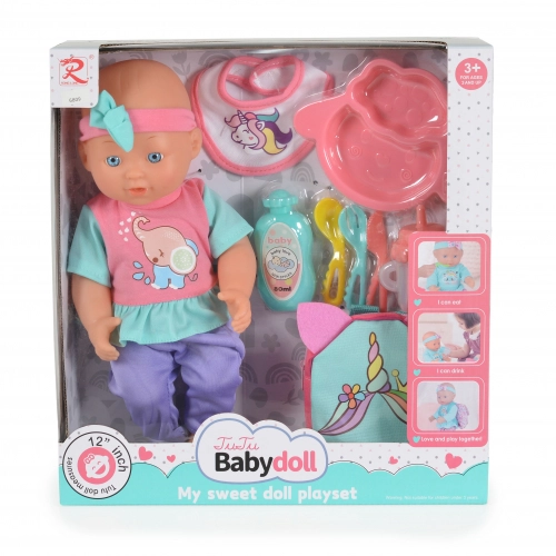 Детска кукла с аксесоари и раница Unicorn 31 см. | PAT33726