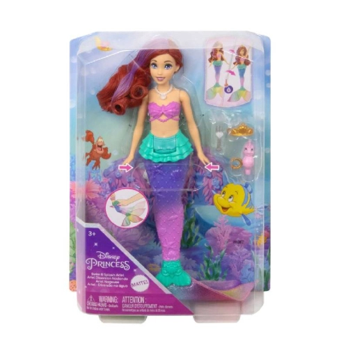 Детска кукла Disney Princess Swim & Splash Ариел | PAT33897