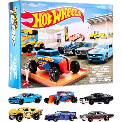 Комплект детски колички за игра Hot Wheels Legends 6 броя | PAT33933