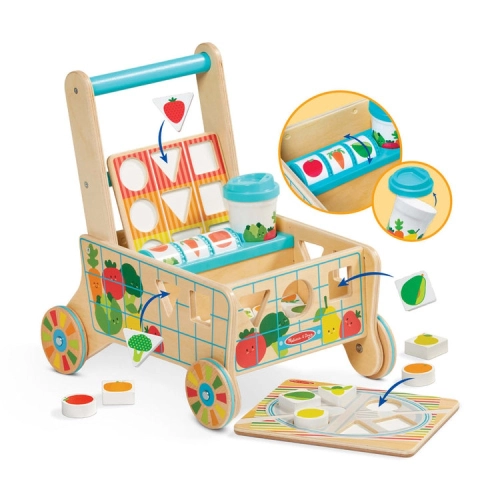 Детска дървена количка за хранителни стоки | PAT34025