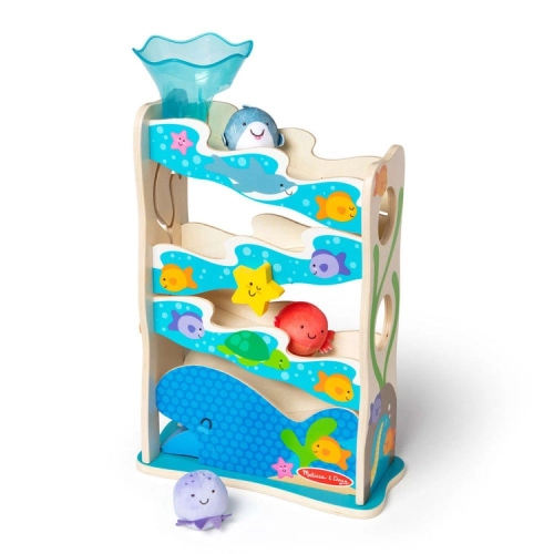 Бебешка играчка дървена океанска пързалка | PAT34026