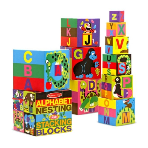 Бебешки картонени кубчета с азбука и животни | PAT34070