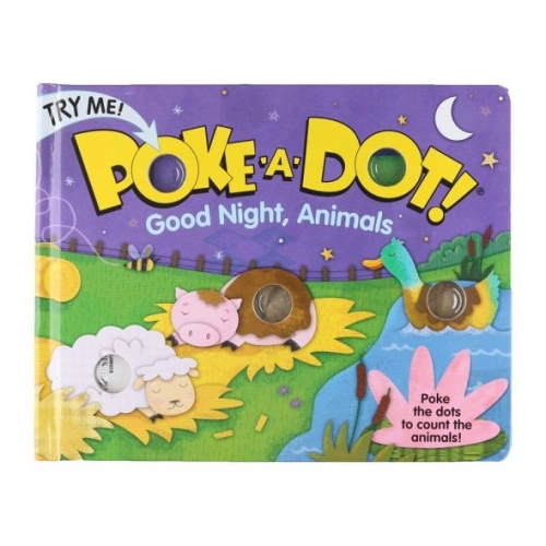 Детска книжка с бутони Лека нощ Животни | PAT34084
