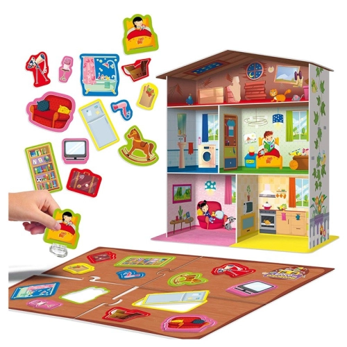 Детска образователна игра Монтесори Моят дом на думите  | PAT34116