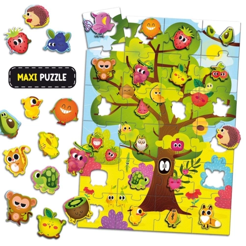 Детска игра Montessori гъсеница и горска ябълка 3D | PAT34117