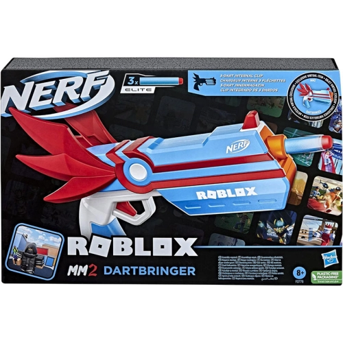 Детски бластер Nerf Roblox MM2 Dartbringer с 3 патрона | PAT34124
